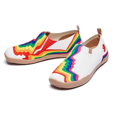 Rainbow Love Woman White