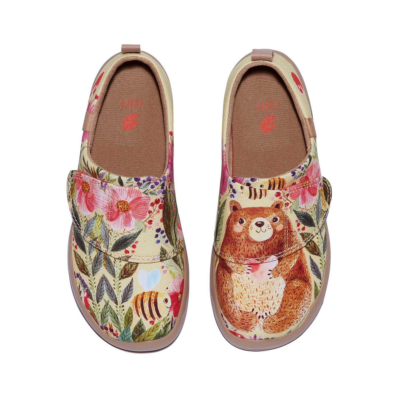 UIN Kid Bee My Bear Toledo I Kid Canvas loafers