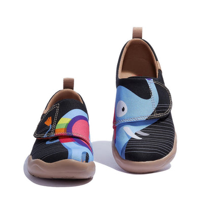 UIN Kid Blue Elephant Toledo I Kid Canvas loafers