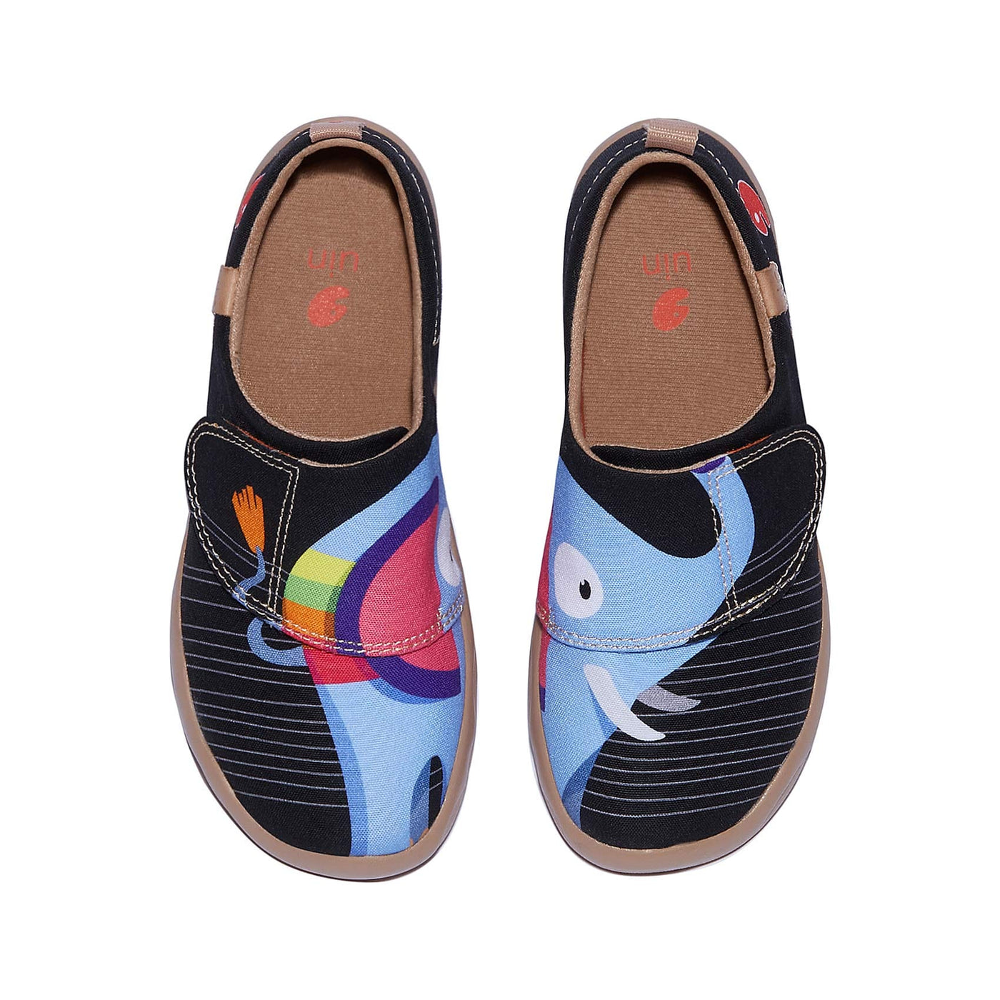 UIN Kid Blue Elephant Toledo I Kid Canvas loafers