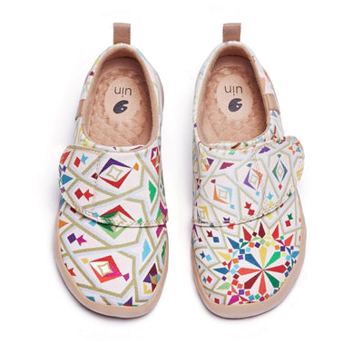 UIN Kid Carving Miracle Kid Canvas loafers