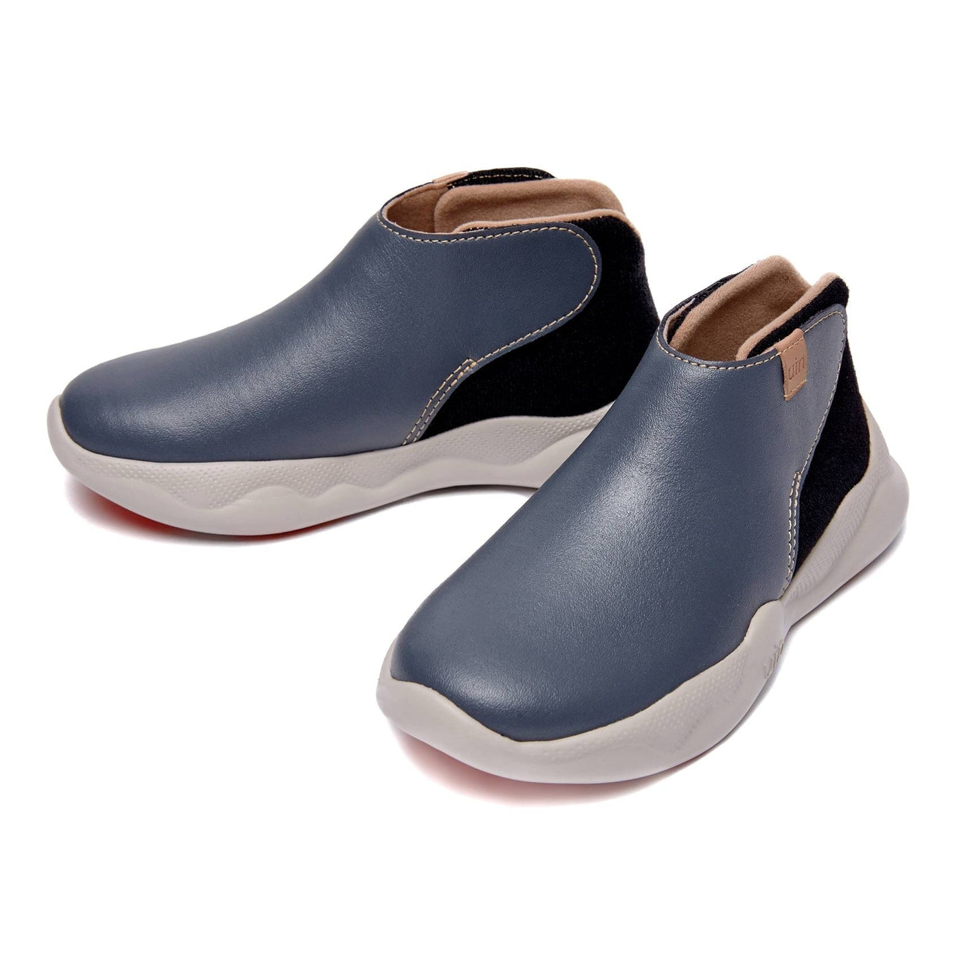 UIN Kid Dimgray Mijas XII Kid Canvas loafers