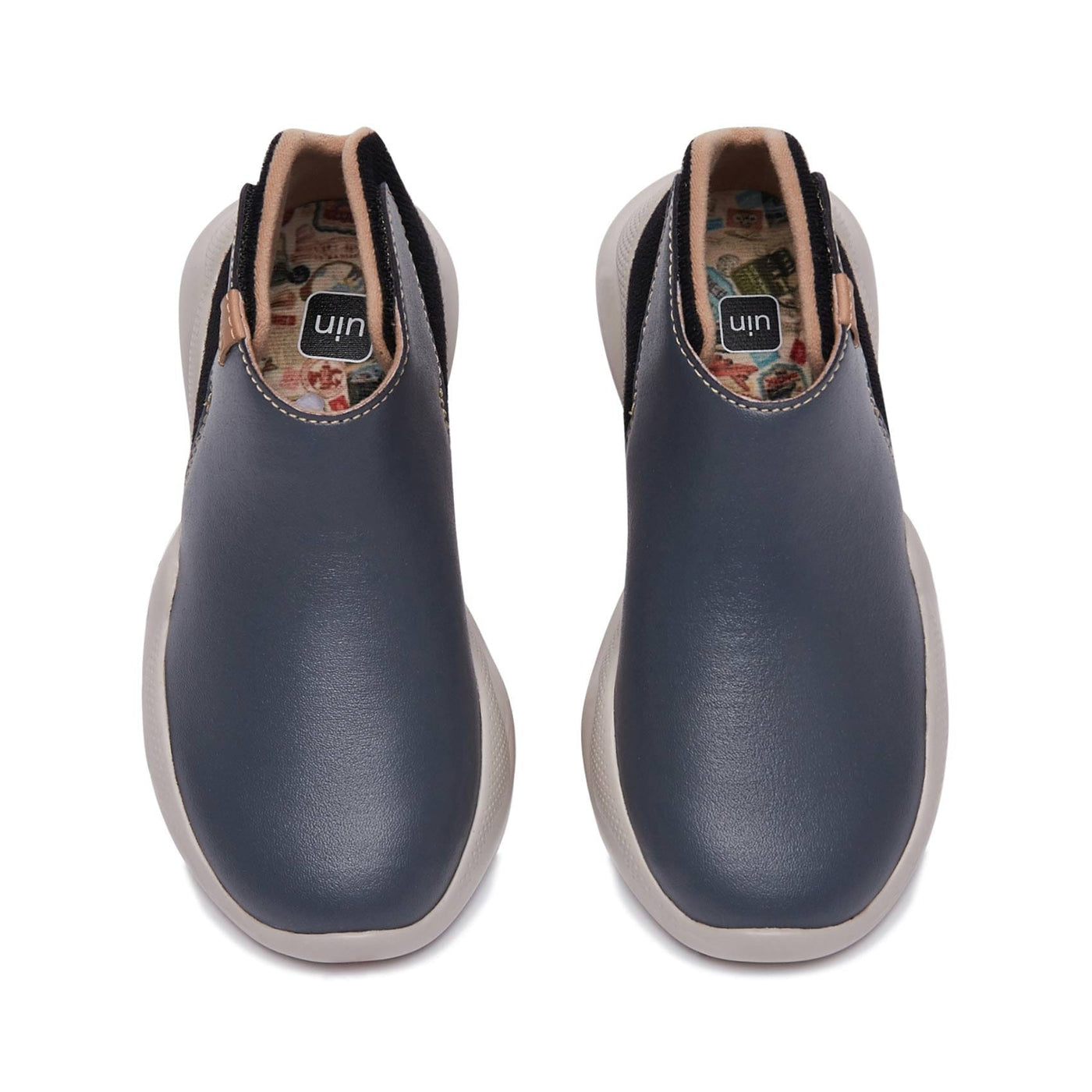 UIN Kid Dimgray Mijas XII Kid Canvas loafers