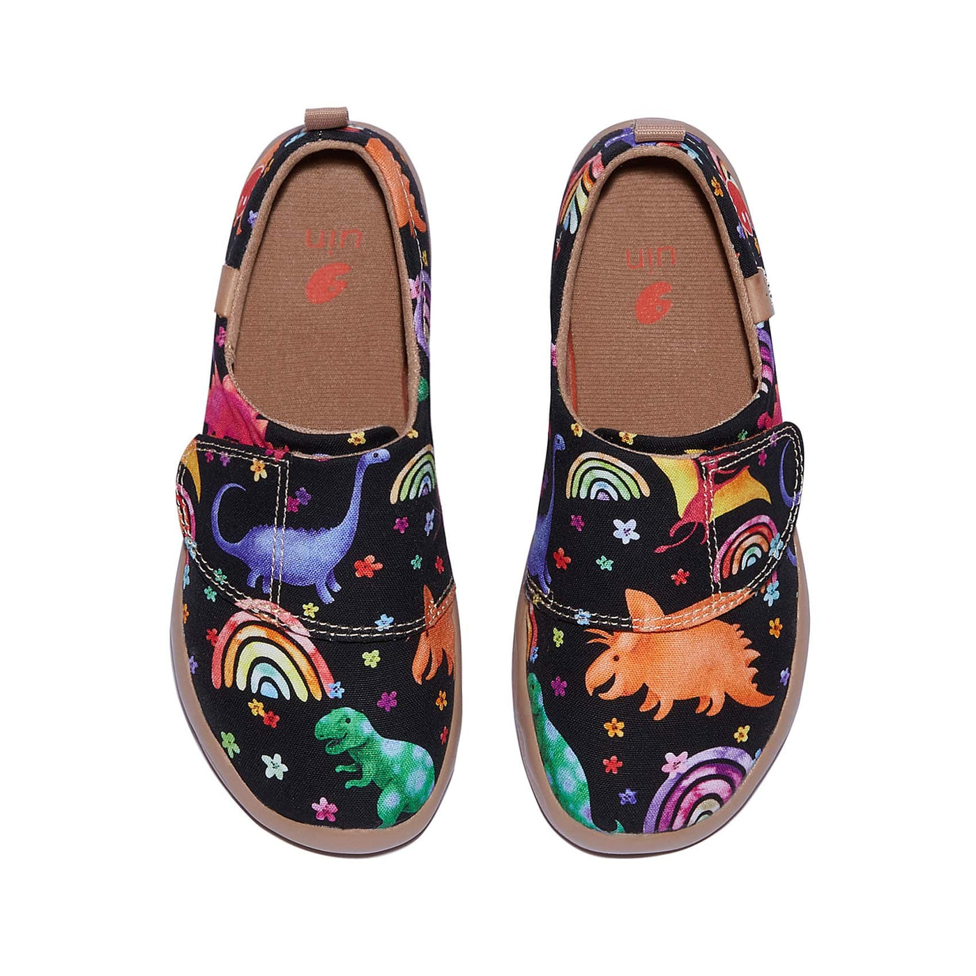 UIN Kid Dinosaurs Wonderland Toledo I Kid Canvas loafers