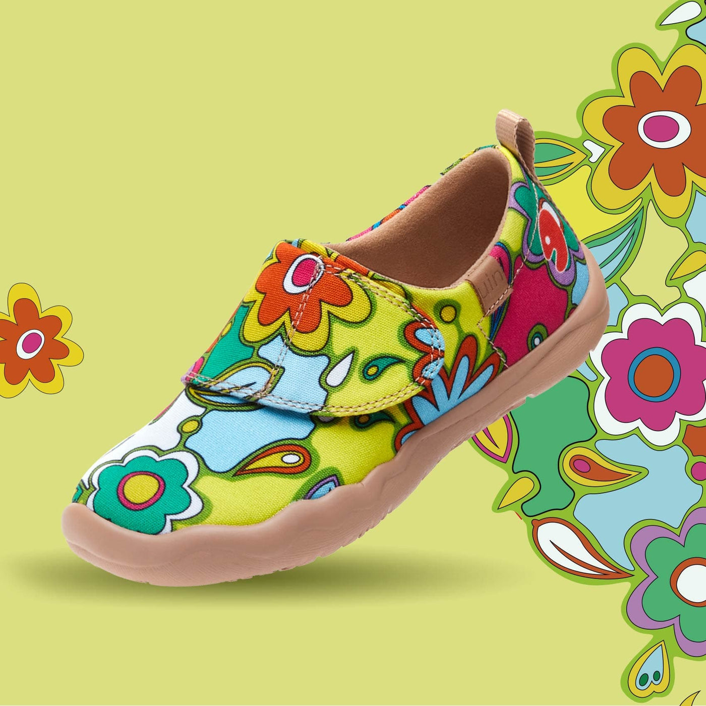 UIN Kid Floral Party Toledo I Kid Canvas loafers