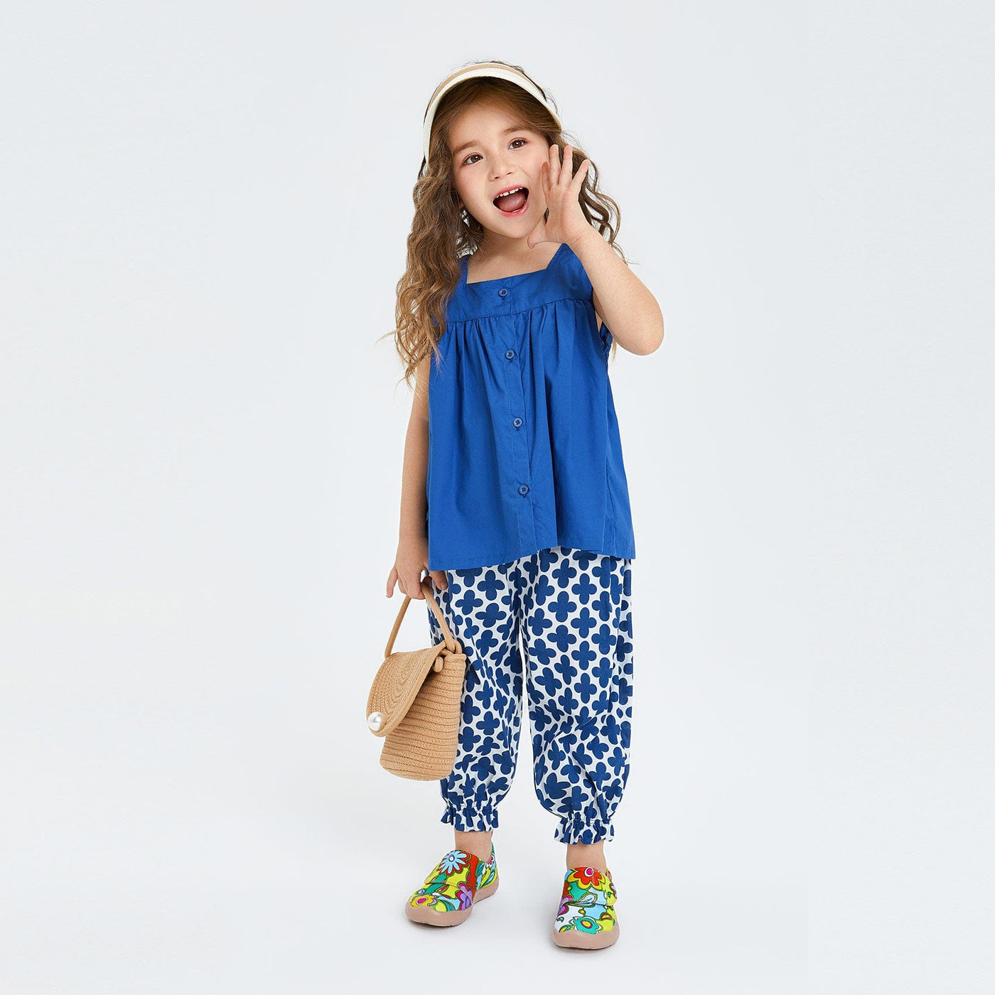 UIN Kid Floral Party Toledo I Kid Canvas loafers