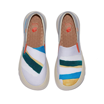 UIN Men Collage Colors Denia II Men Canvas loafers