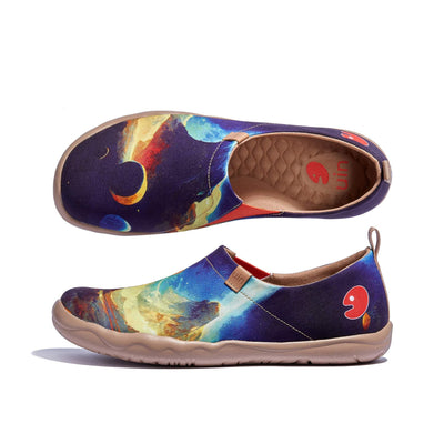 UIN Men Fantasy Planets Toledo I Men Canvas loafers