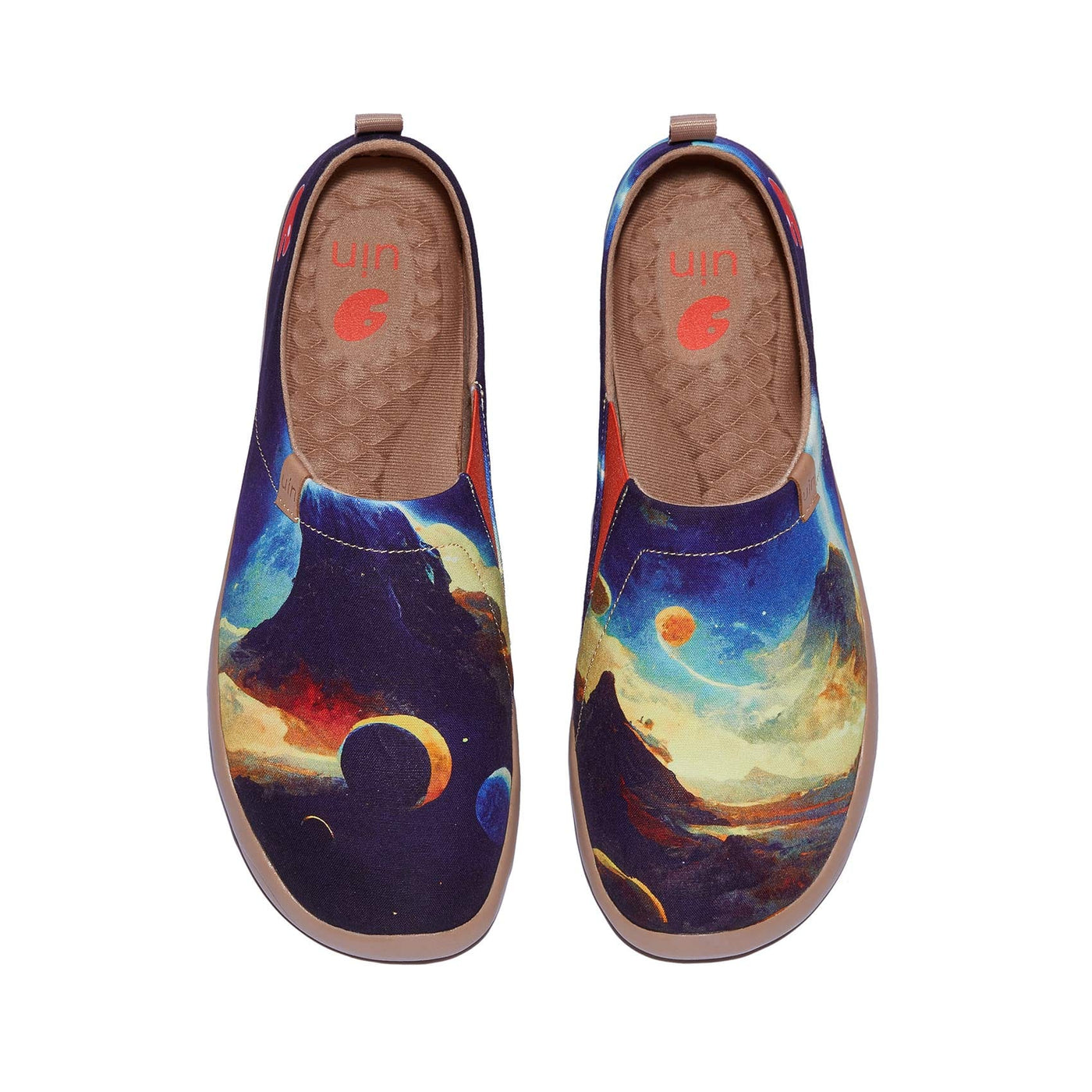 UIN Men Fantasy Planets Toledo I Men Canvas loafers