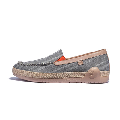 UIN Men Galaxy Grey Marbella V Men Canvas loafers