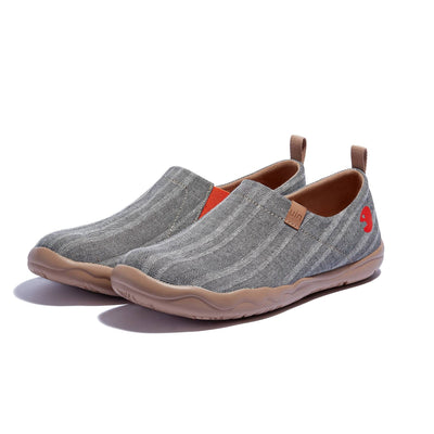 UIN Men Galaxy Grey Toledo I Men Canvas loafers