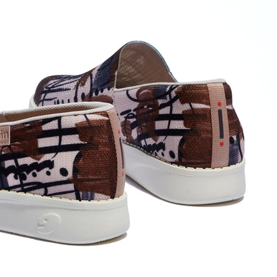 UIN Men Graffiti Arab Tarragona II Men Canvas loafers