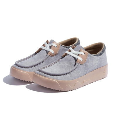 UIN Men Gull Grey Fuerteventura VIII Men Canvas loafers