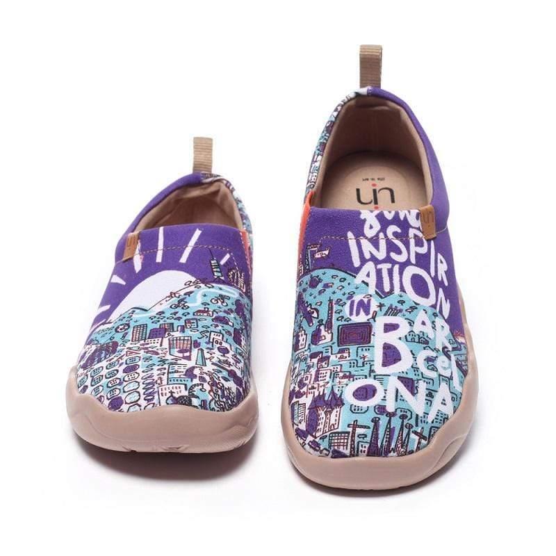 Inspiration on Barcelona Colorful Art Shoes For Men Men UIN