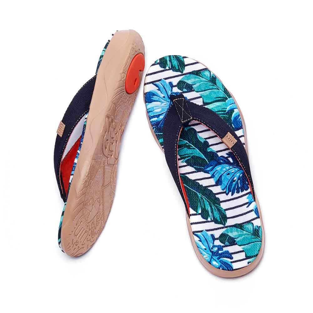 UIN Footwear Men Jungle Men Majorca Flip Flops Canvas loafers