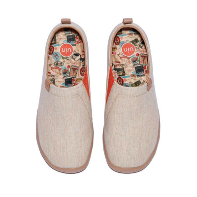 UIN Men Light Khaki Toledo I Men Canvas loafers