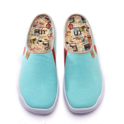 UIN Footwear Men Marbella Blue Slipper Men Canvas loafers