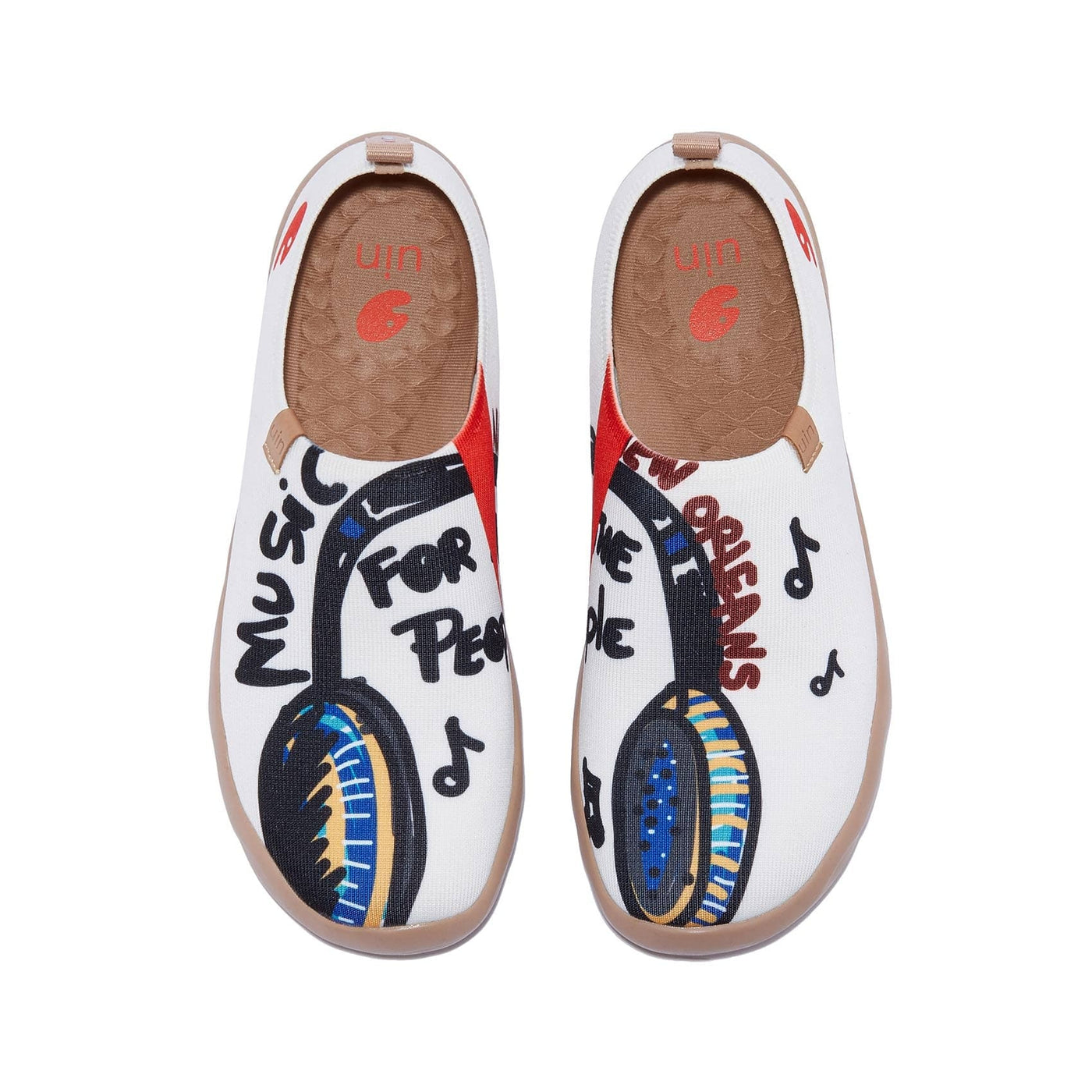 UIN Men Nobody Can Deny Music Toledo I Men Canvas loafers