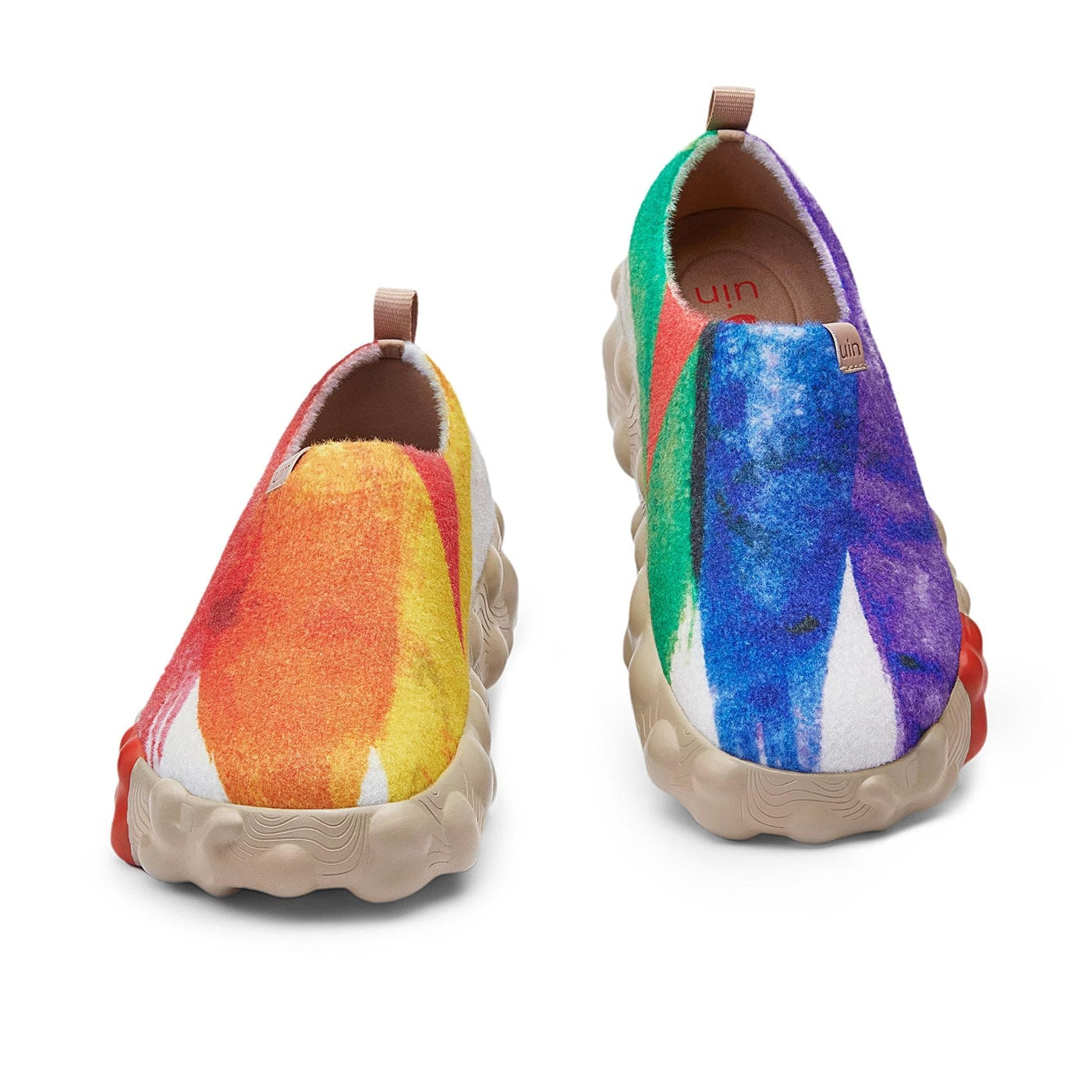 UIN Men Rainbow Crush 2 Toeldo VI Men Canvas loafers