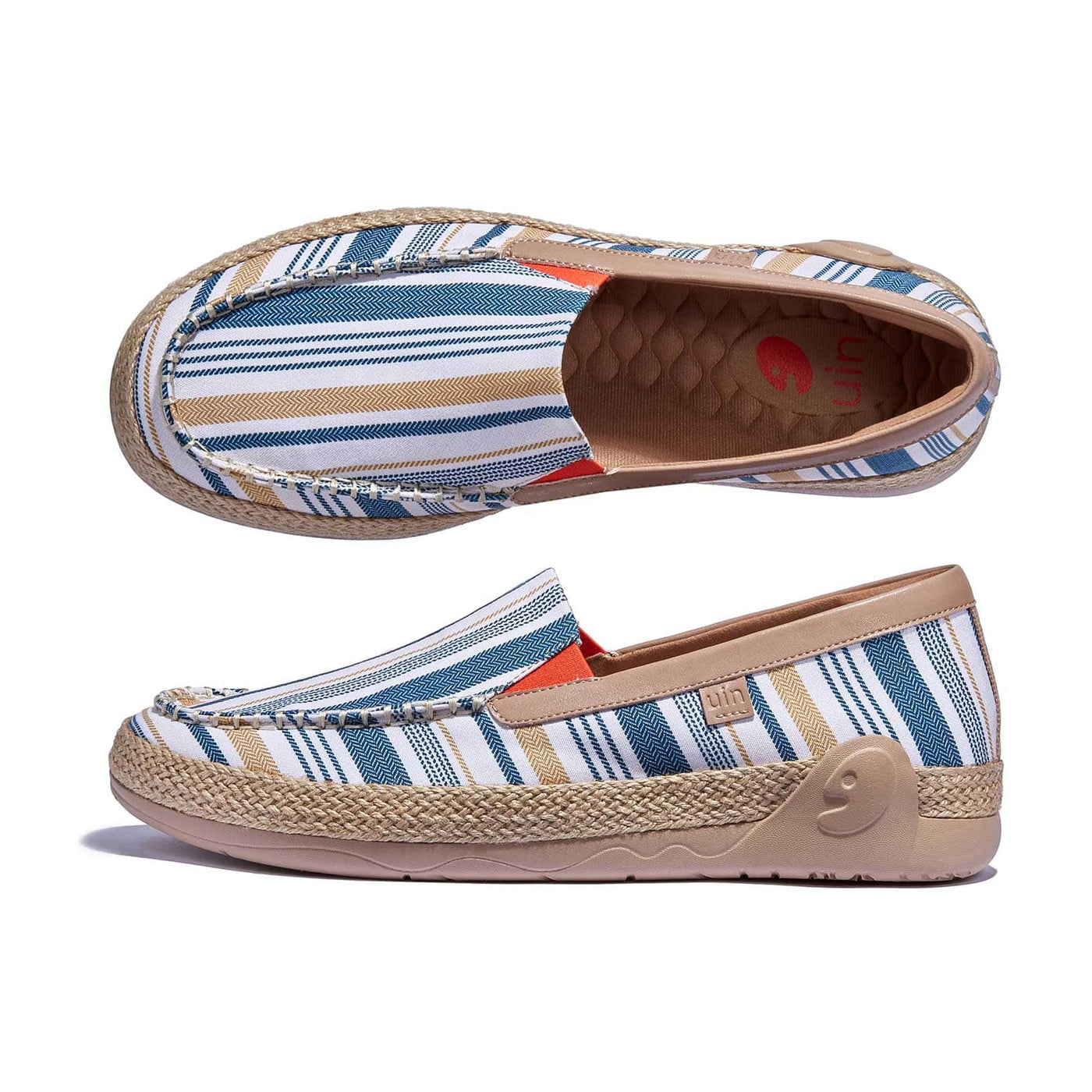 UIN Men Retro Stripes Marbella V Men Canvas loafers