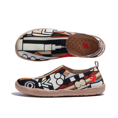 UIN Men The Music of NYC Toledo I Men Canvas loafers