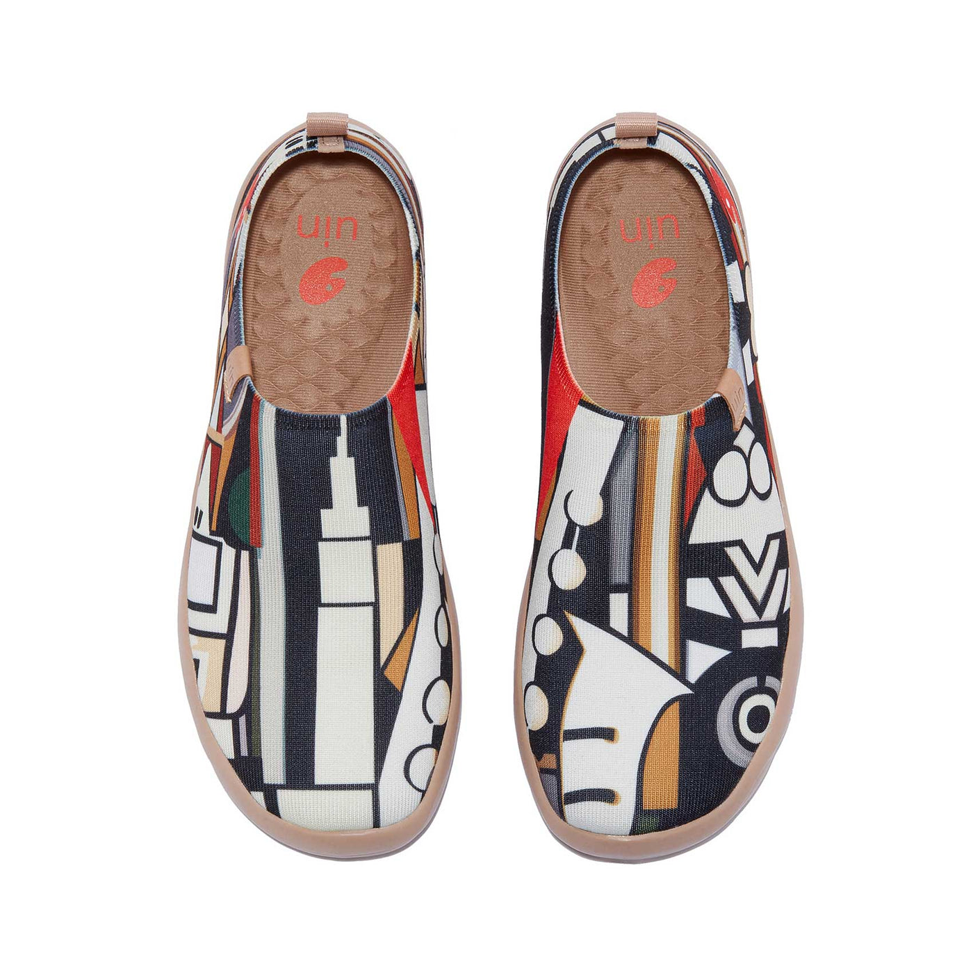 UIN Men The Music of NYC Toledo I Men Canvas loafers