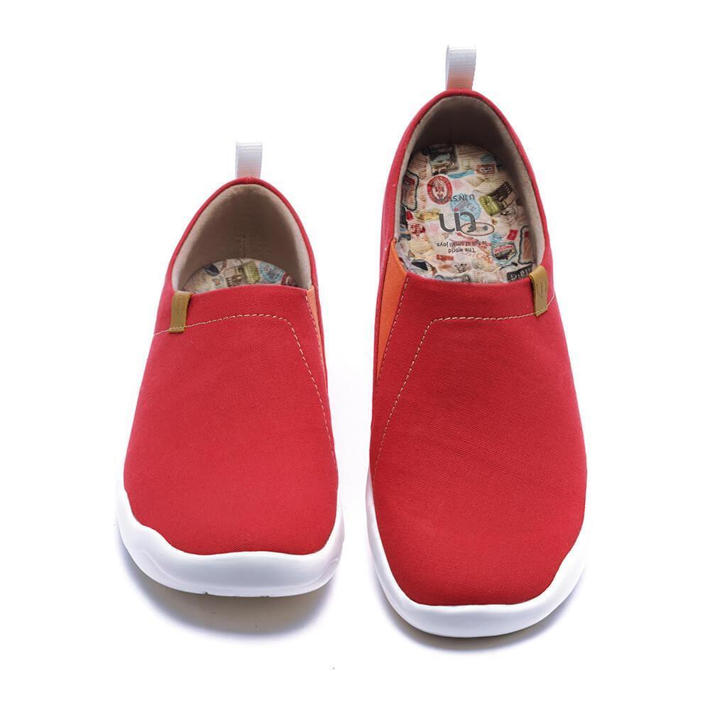 UIN Men Toledo Red Men Canvas loafers