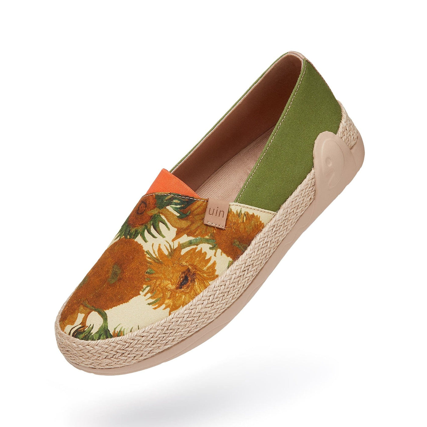 UIN Men Van Gogh Sunflowers Marbella I Men Canvas loafers