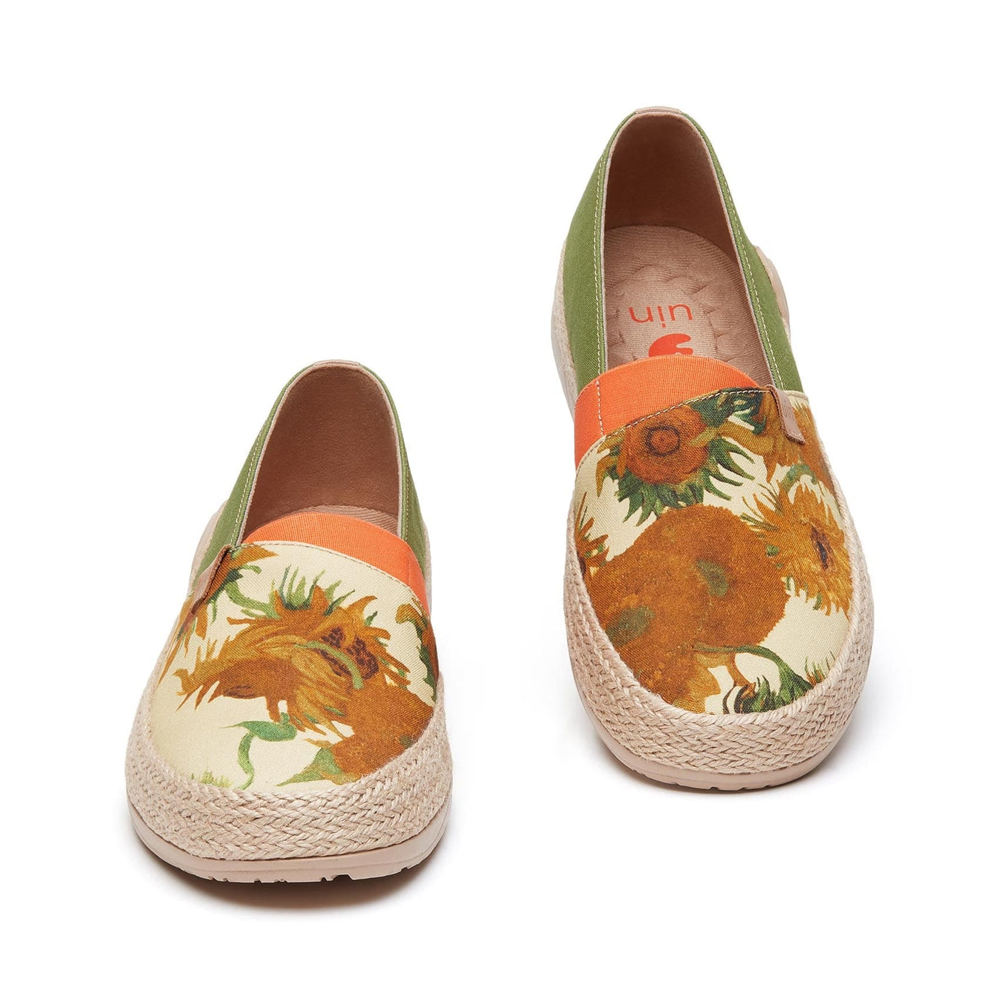 UIN Men Van Gogh Sunflowers Marbella I Men Canvas loafers