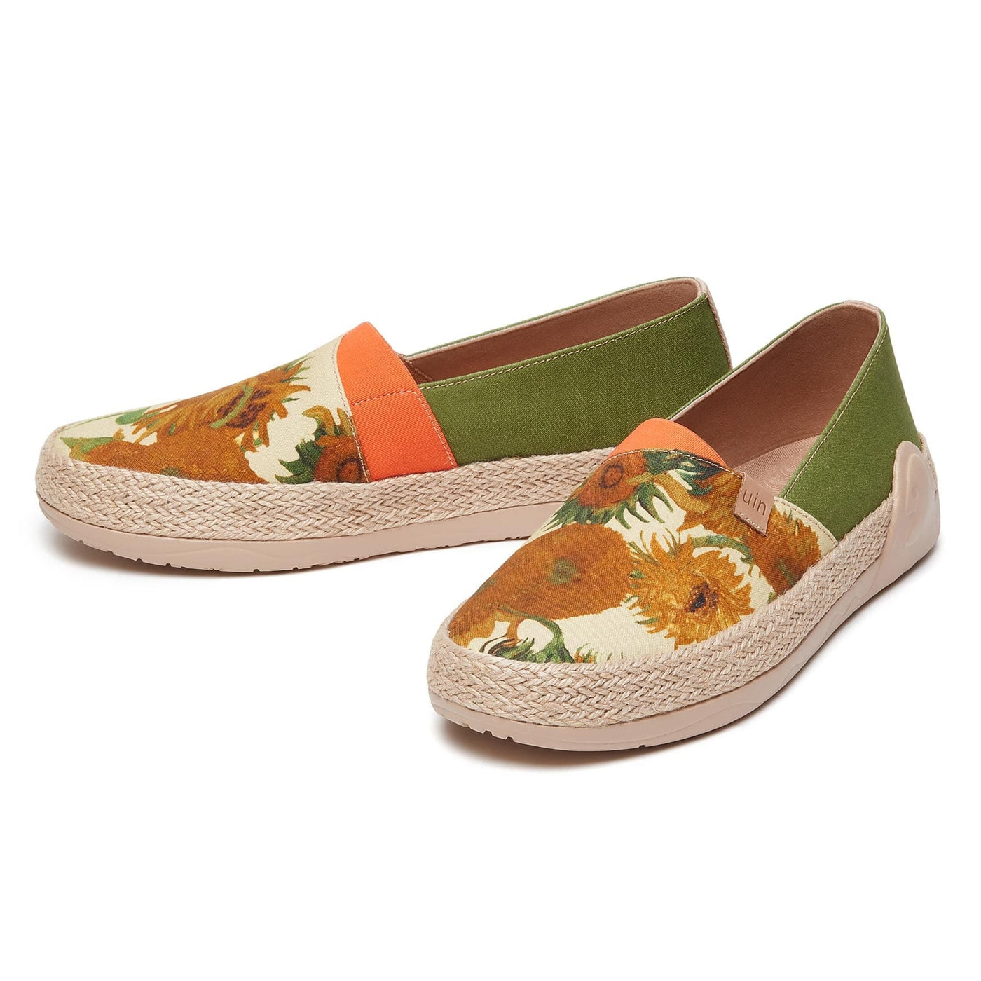 UIN Men Van Gogh Sunflowers Marbella I Men Canvas loafers