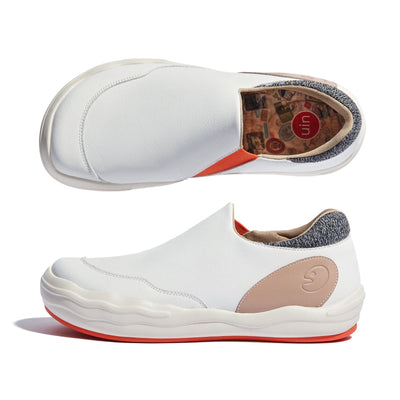 UIN Women Bright White Andalusia II Women Canvas loafers