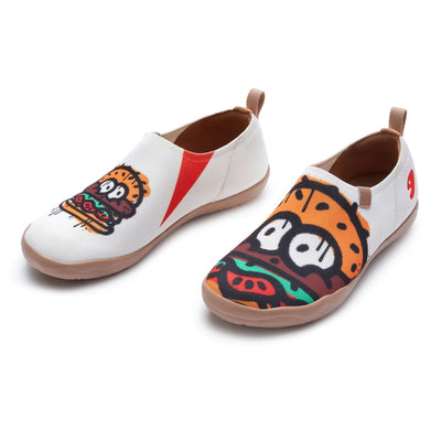 UIN Women Burger Time Toledo I Women Canvas loafers