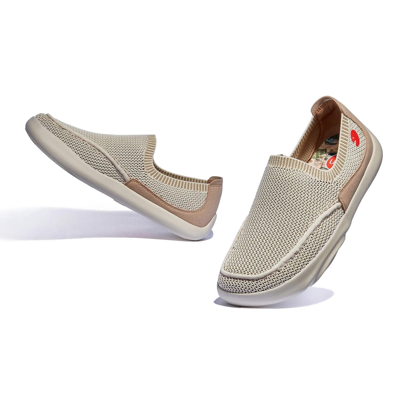 UIN Women Cappuccino Mojacar I Women Canvas loafers