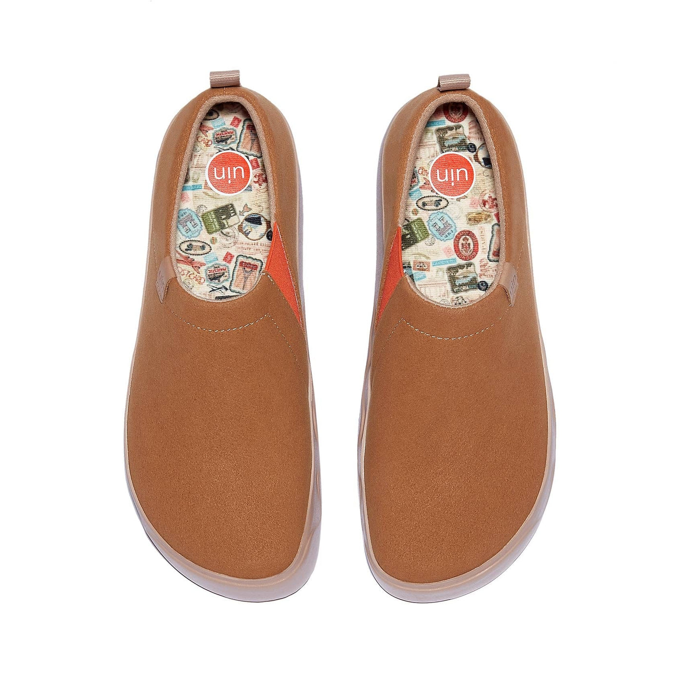 UIN Women Caramel Brown Toledo IX Women Canvas loafers