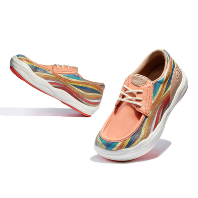 UIN Women Color Waves Andalusia VIII Women Canvas loafers