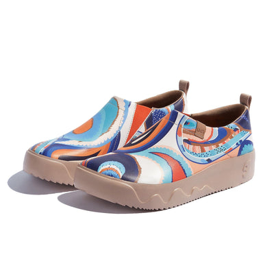 UIN Women Colorful Whirlpool II Toledo IX Women Canvas loafers