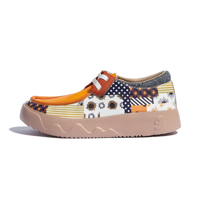 UIN Women Geometric Sunflower Fuerteventura VIII Women Canvas loafers