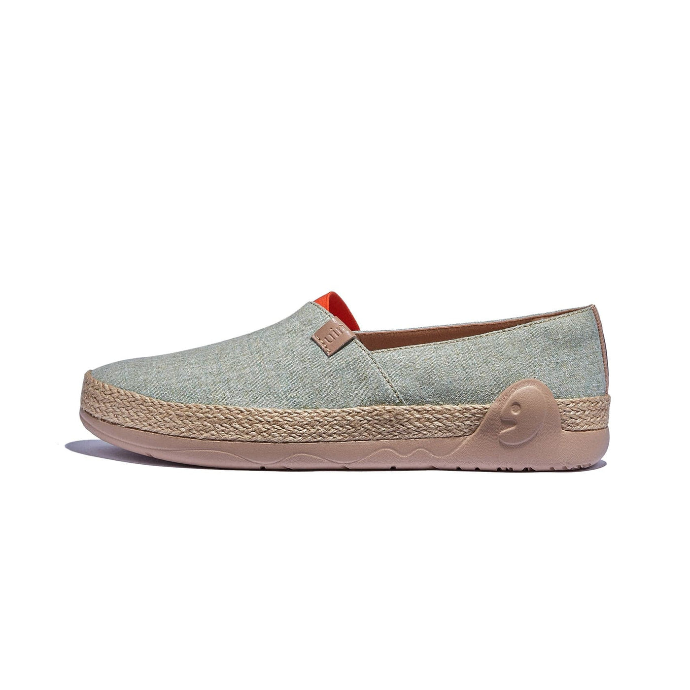 UIN Women Grey Green Marbella I Women Canvas loafers