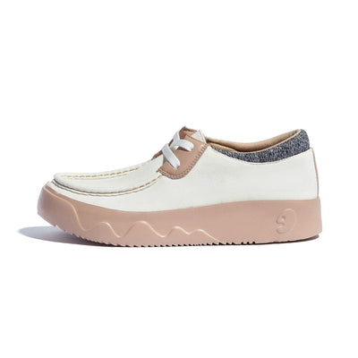 UIN Women Heron White Fuerteventura VIII Women Canvas loafers