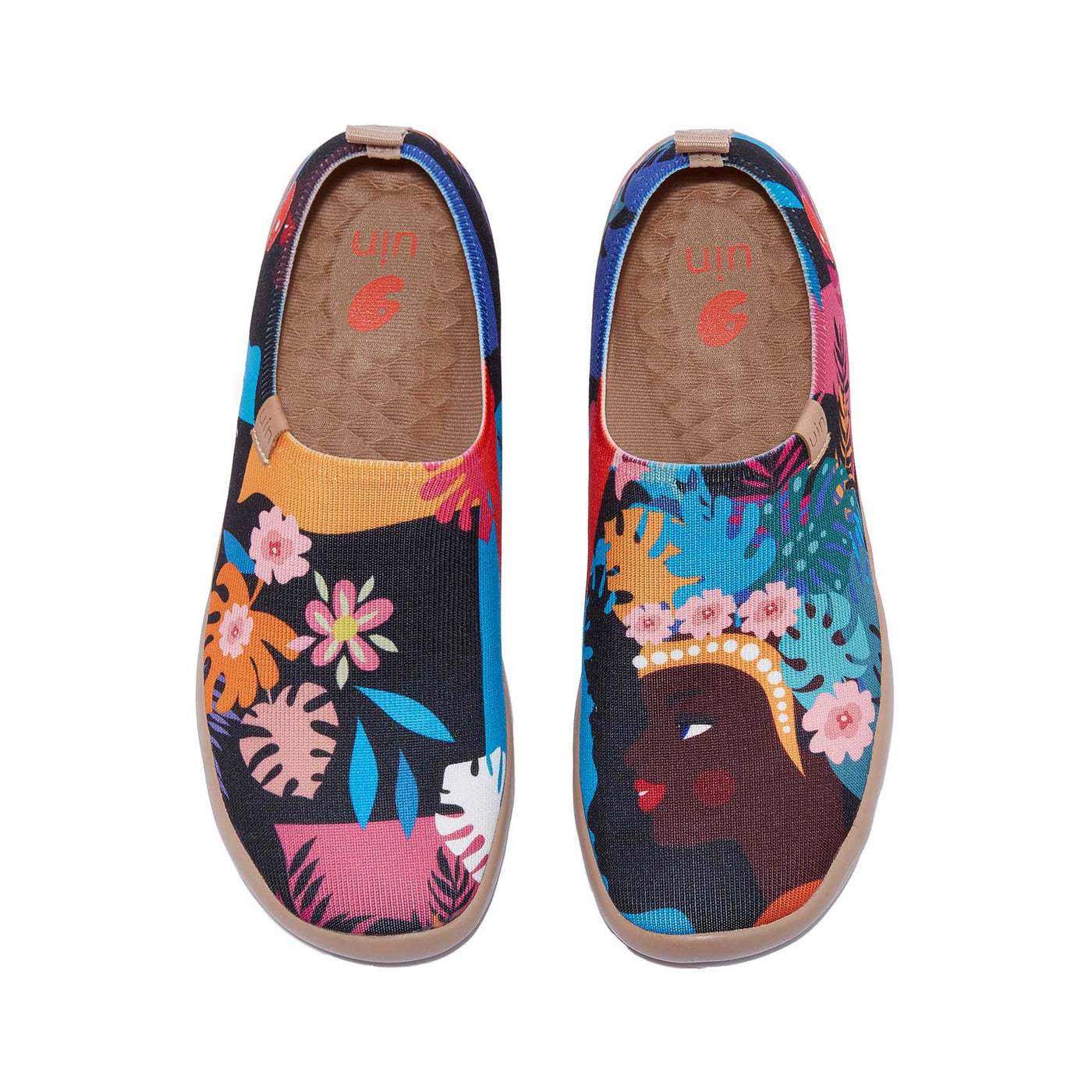 UIN Women Lady Flower Toledo I Women Canvas loafers