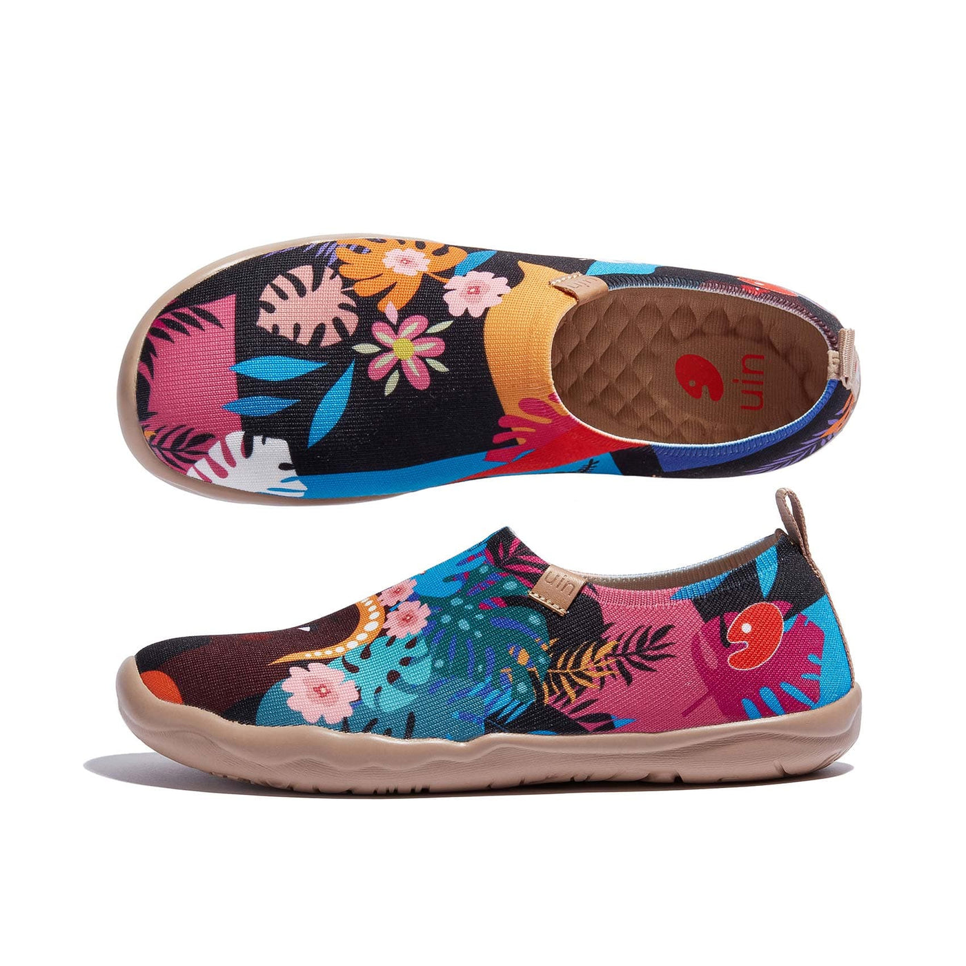 UIN Women Lady Flower Toledo I Women Canvas loafers