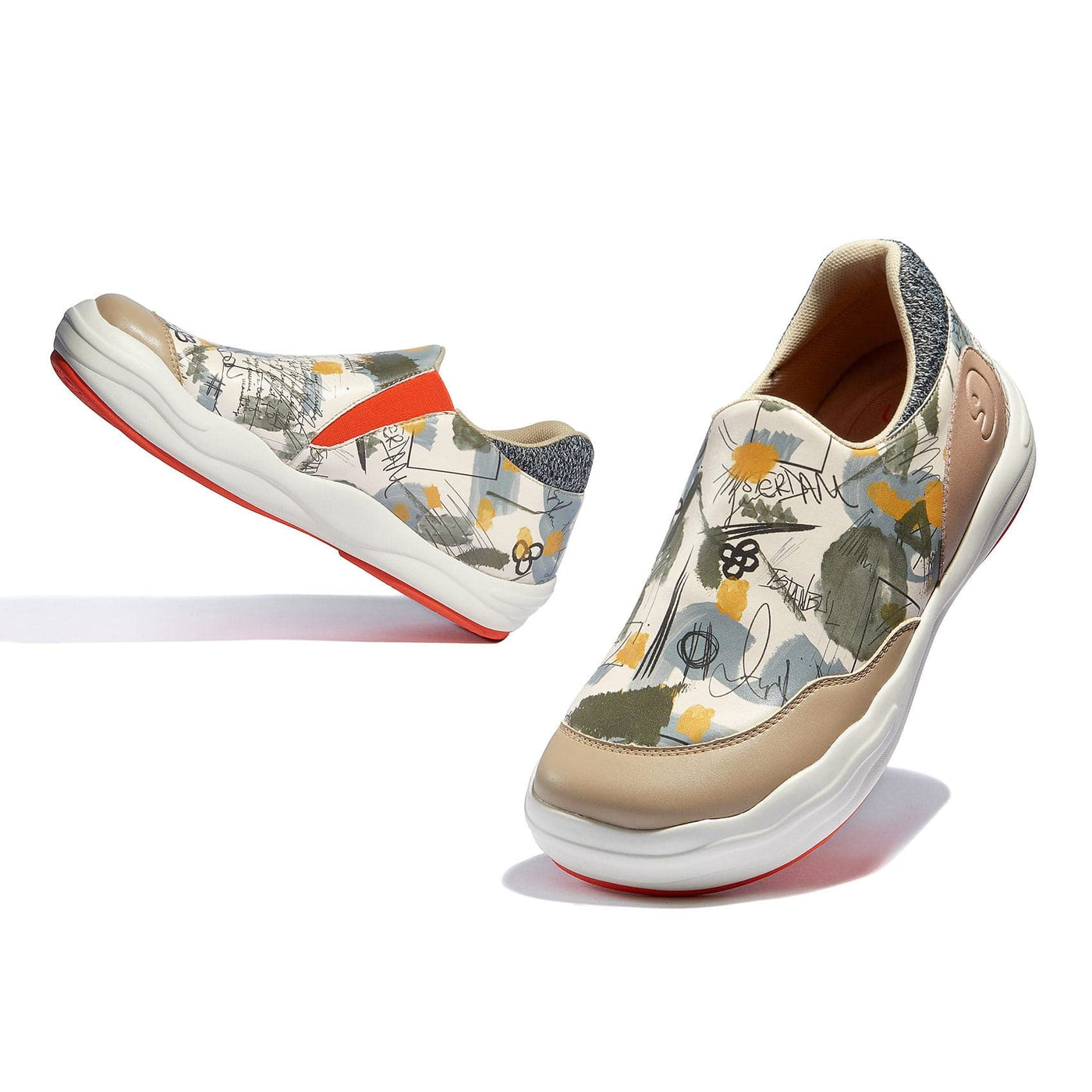 UIN Women Mind Sketch 3 Andalusia II Women Canvas loafers