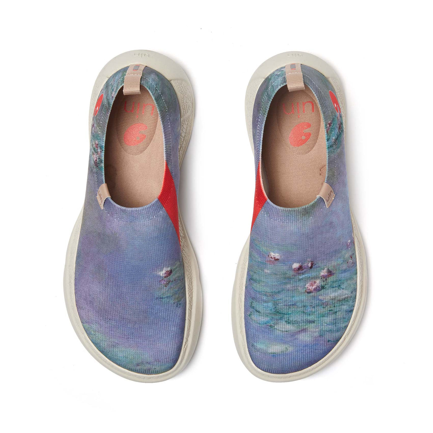 UIN Footwear Women Monet Water Lilies Toledo XII Women Canvas loafers