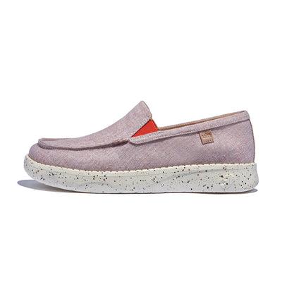 UIN Women Pale Pink Tarragona III Women Canvas loafers