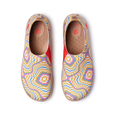 UIN Women Pop Art Ripple Toledo I Women Canvas loafers