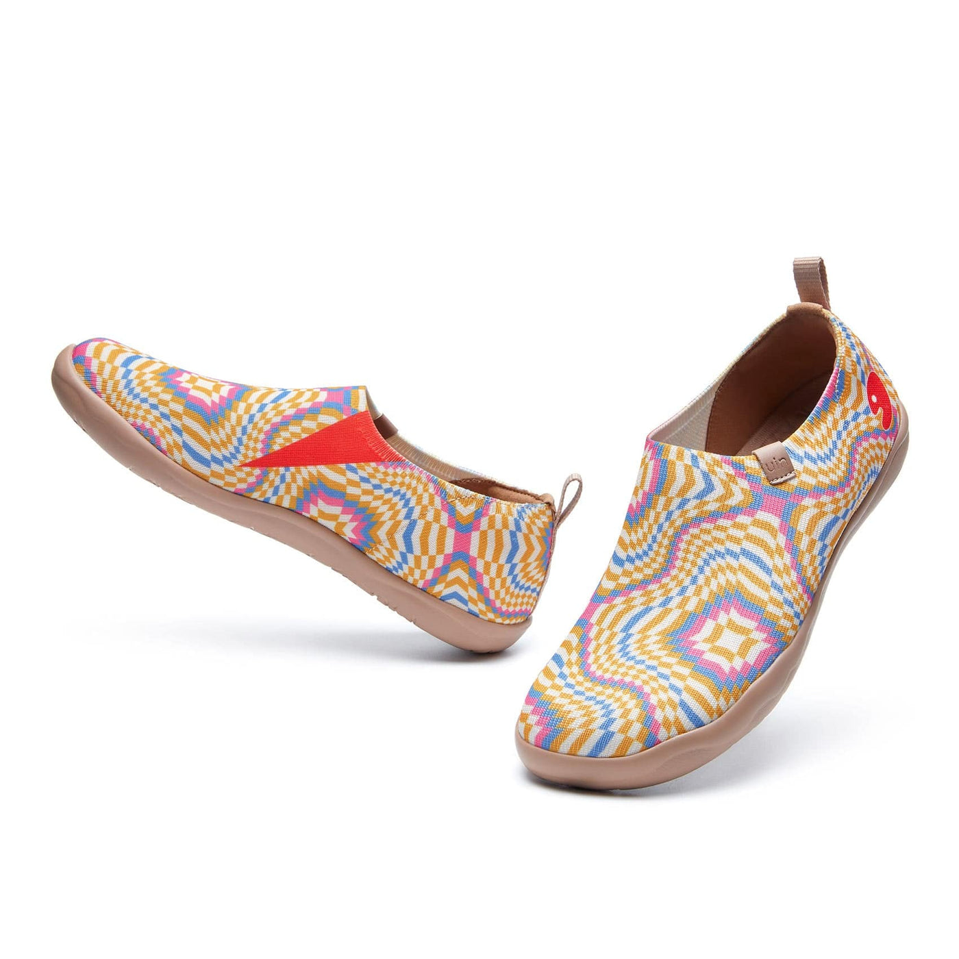 UIN Women Pop Art Ripple Toledo I Women Canvas loafers