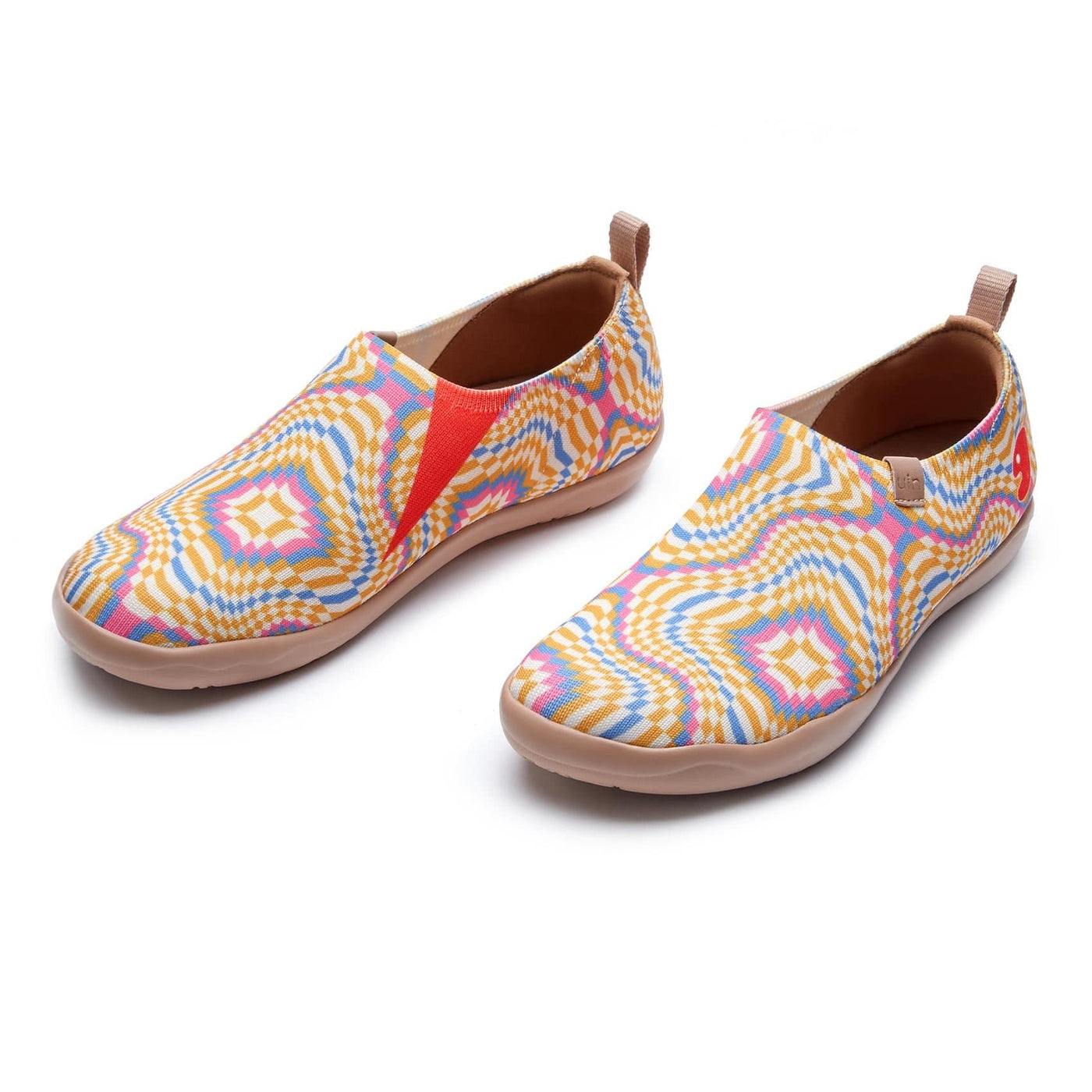 UIN Women Pop Art Ripple Toledo I Women Canvas loafers