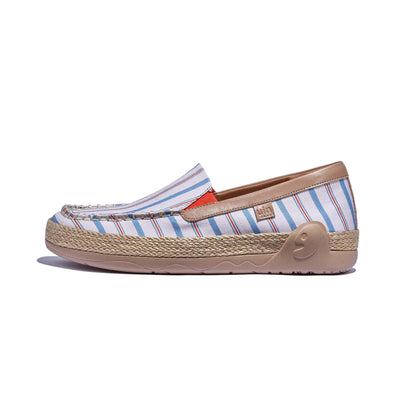 UIN Women Retro Stripes Marbella V Women Canvas loafers