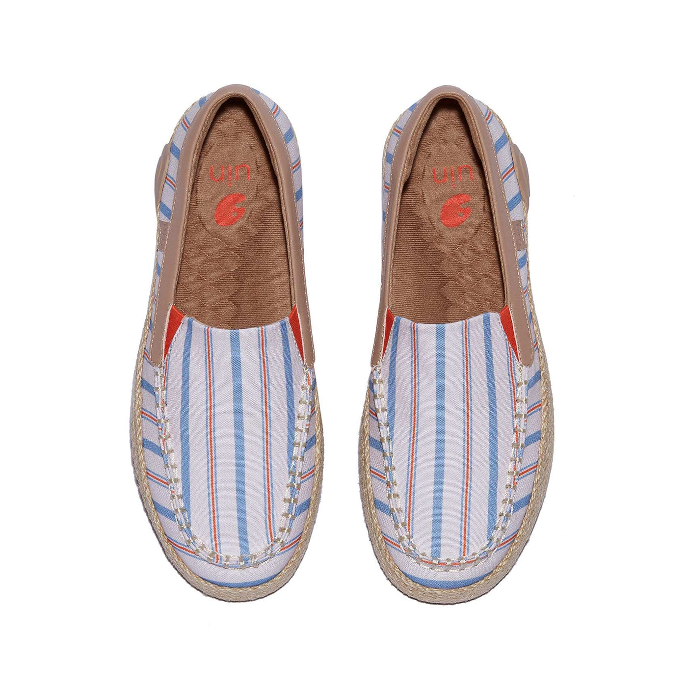 UIN Women Retro Stripes Marbella V Women Canvas loafers