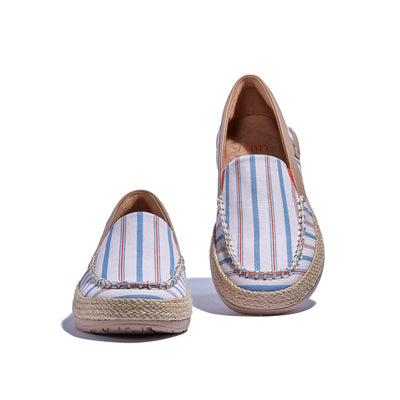 UIN Women Retro Stripes Marbella V Women Canvas loafers